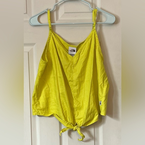 The North Face Yellow Tie Front Camisole - Picture 1 of 5